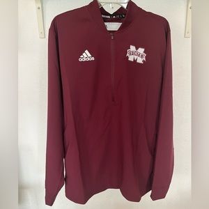 NWT Adidas Mississippi State Aeroready Long Sleeve Shirt